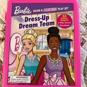 Barbie Dress-Up Dream Team Magnetic Play Set - Pink